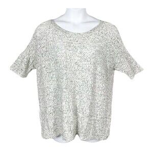 NEON BUDDHA Top Size Large Open Weave Knit Art To Wear Boxy Womens Active